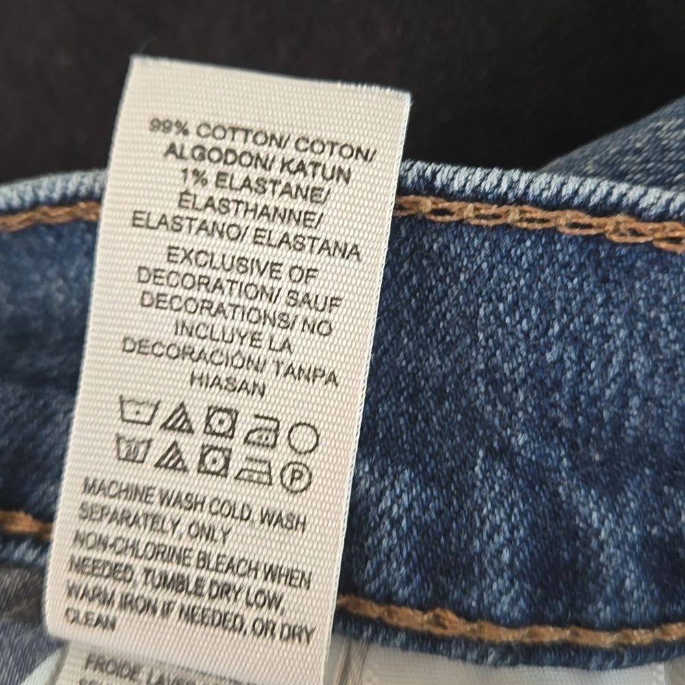 Lucky Brand The Bermuda Blue Denim Long Shorts - Picture 7 of 7